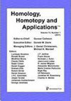 Homology Homotopy And Applications雜志