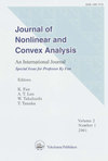 Journal Of Nonlinear And Convex Analysis雜志