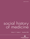 Social History Of Medicine雜志