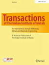 Transactions Of The Indian Institute Of Metals雜志