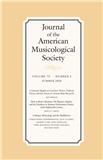 Journal Of The American Musicological Society雜志