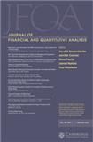 Journal Of Financial And Quantitative Analysis雜志